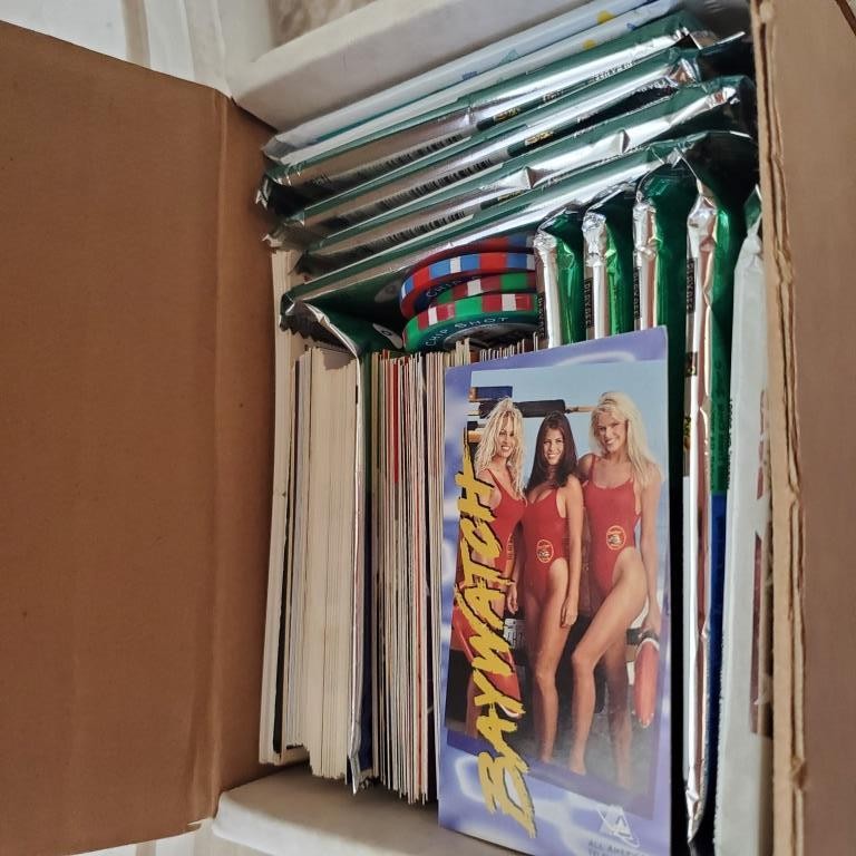 Vintage Lithophane LIGHT STAND Skybox Archie, Beginnings NFL and More Cards