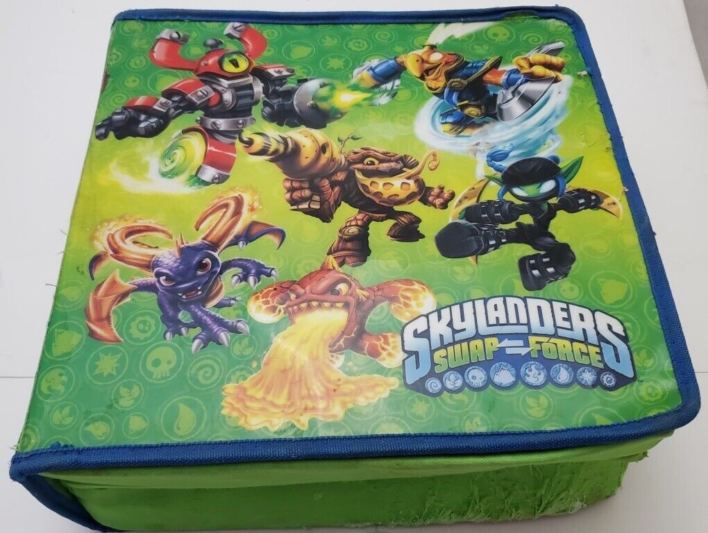 Vintage Used Skylander Swap Force Carry & Display Case