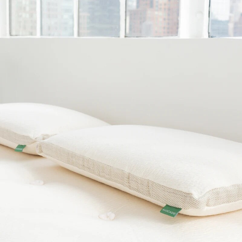 Avocado Molded Latex Pillow King Size $159