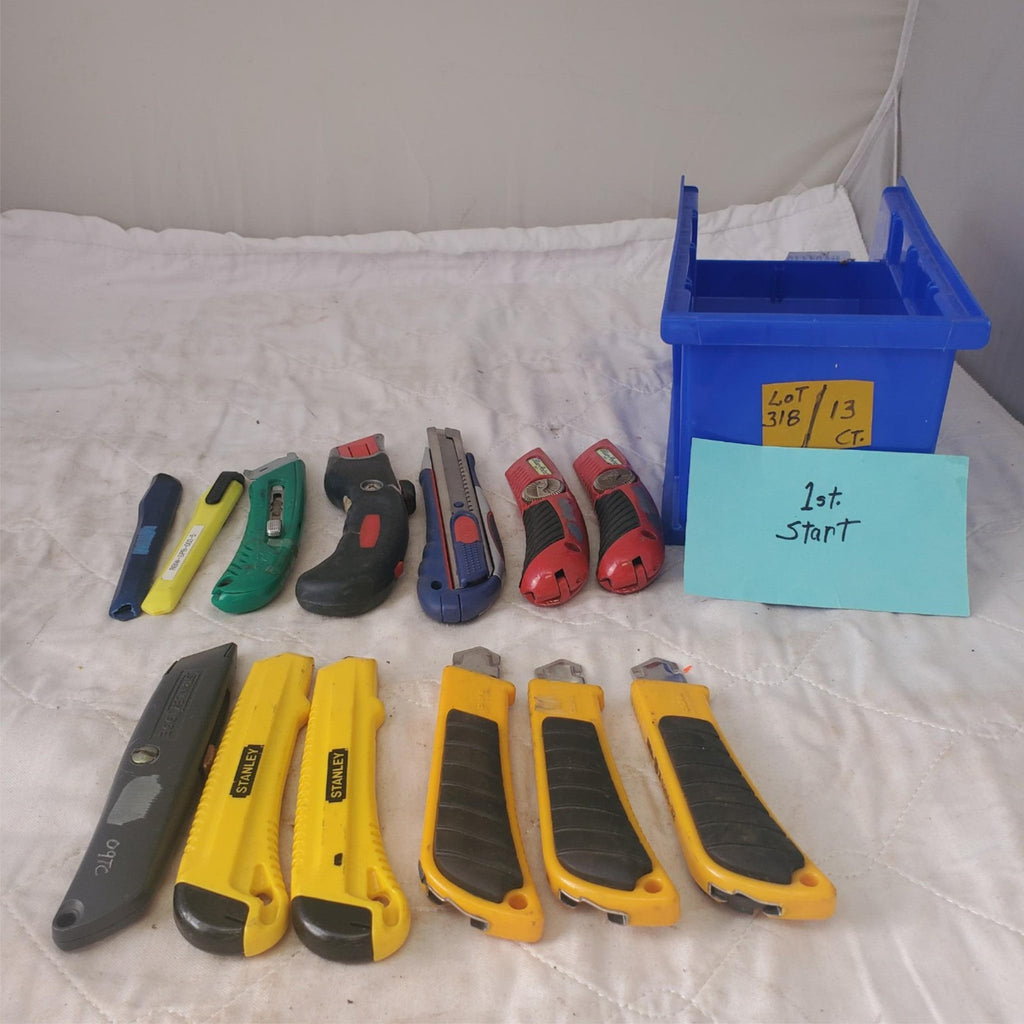 Lot of 13pc Assorted Various Handy Cutter Safety Knife Lot 318