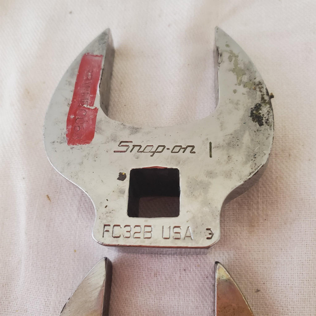 Lot of 6 Snap On Open-end Chrome Crowfoot Wrench LOT 445