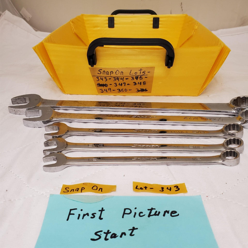 Set of 5 Snap-on Combination Wrench LOT-343