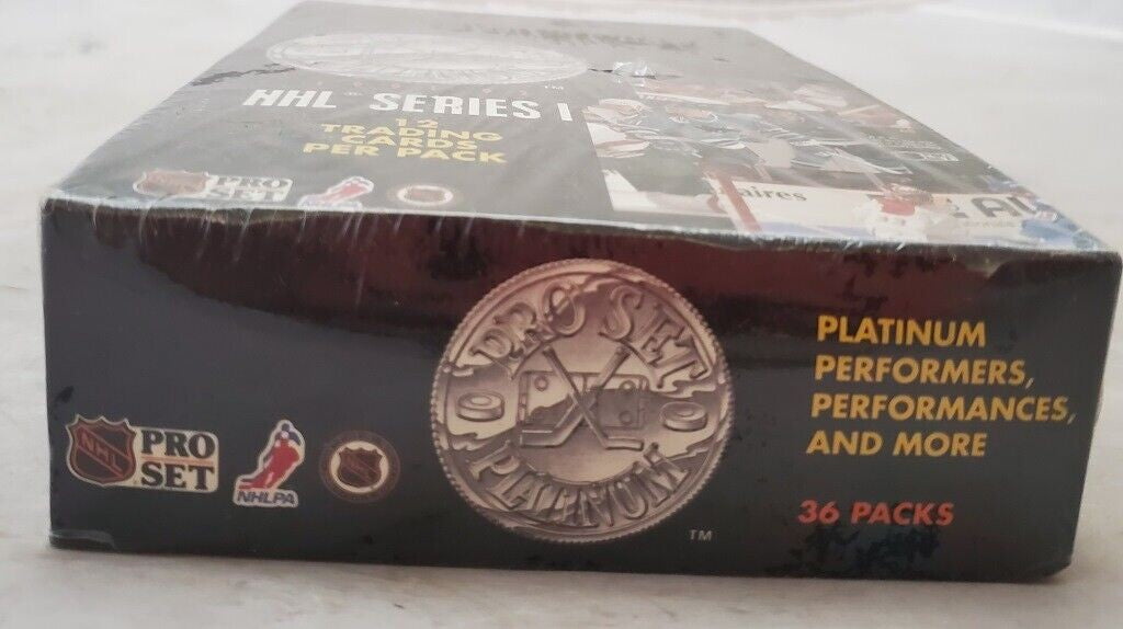 1991-92 Pro Set Platinum Series 1 Hockey Hobby Box Factory Sealed 36 Packs