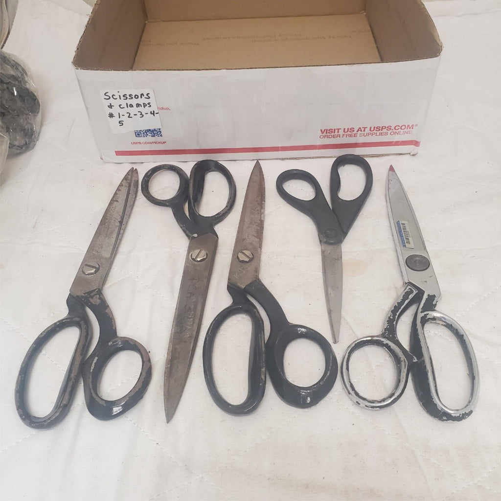 Lot of 5 Multi-Purpose Vintage Assorted Scissors