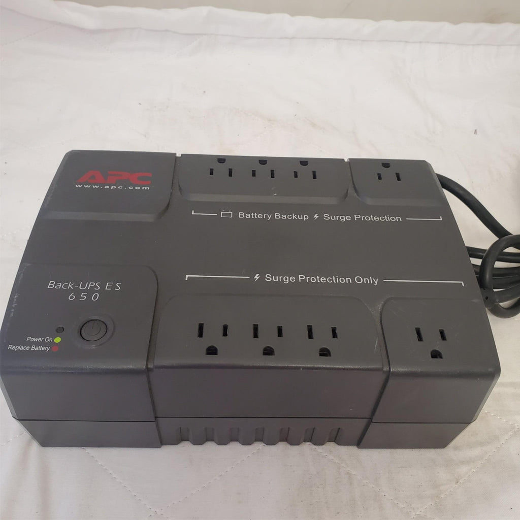 APC Back Up UPS ES 650 120V BE650R Surge Protected #14 (NO BATTERY INCLUDED)