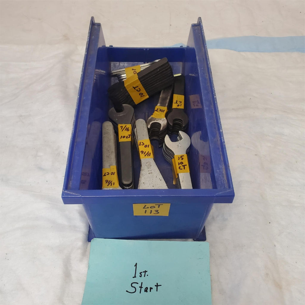 Lot of Combination Wrenches & Key Set in Different Sizes Lot 113