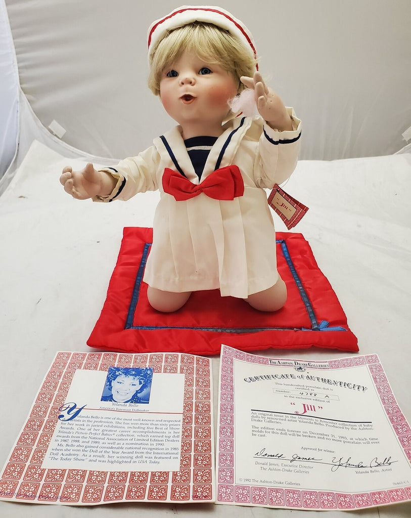 The Ashton Drake Galleries Jill Porcelain Doll Yolanda Bello Moments To Remember