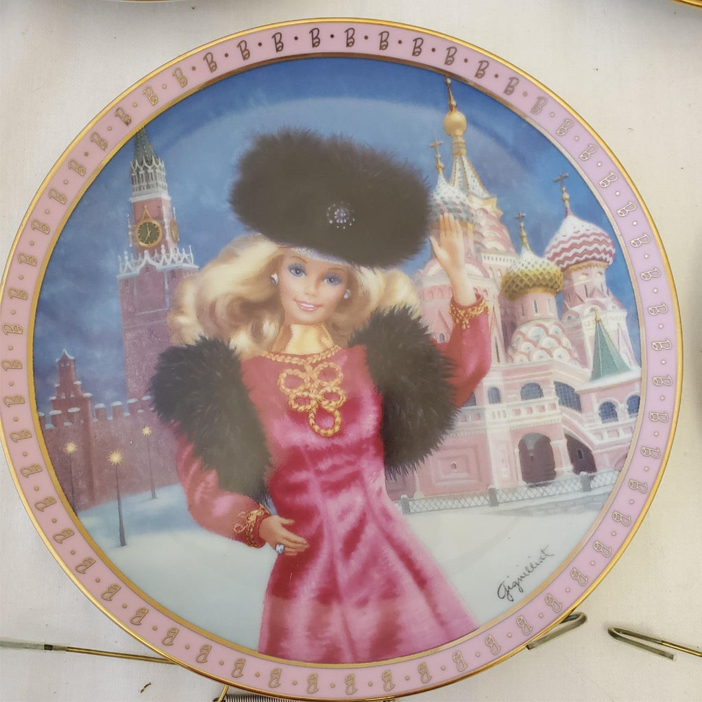 Lot of Plates Barbie The Danbury Mint Collector's Limited Edition 