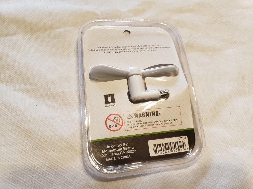 Micro USB Mini Fan, Portable Mobile Phone Cool Fan 60-715324