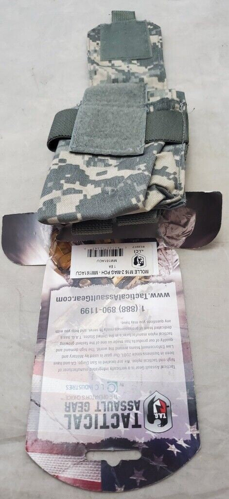 TAG Tactical Assault Gear MOLLE M16 2-Mag Pouch Multicam - MM161ACU