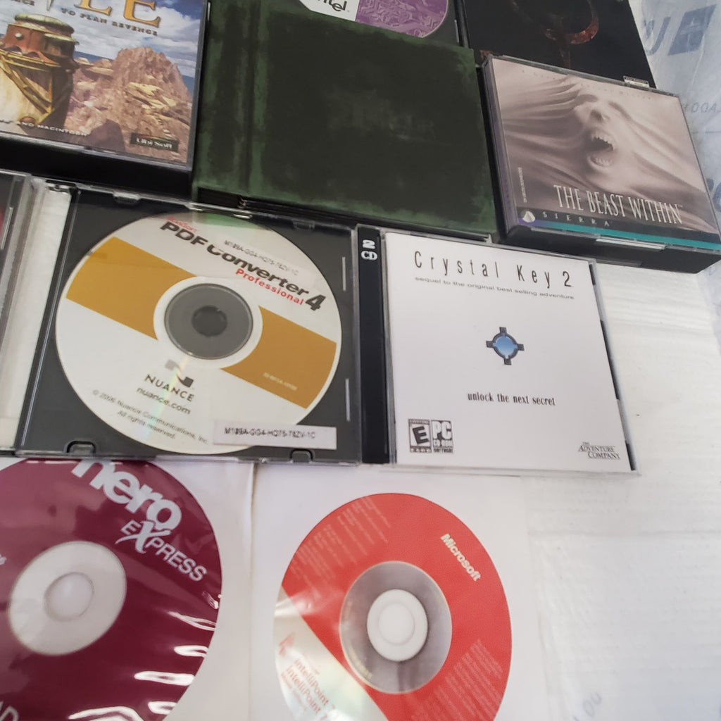 Lot of PC Video Games and Programs Myst III Exile The Beast Within Disc