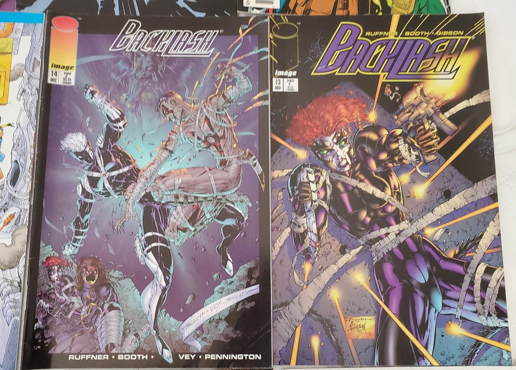 Lot of 12 Brigade Archer & Armstrong Artifacts Backlash & Marvel Comic Books #20