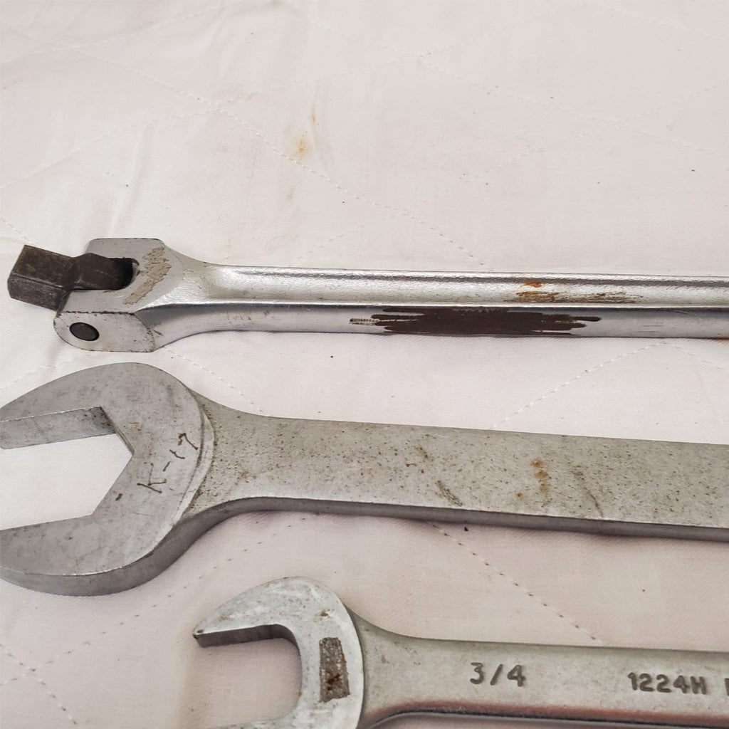 Lot of 3 Assorted Combination Wrench & Drive Flex Head Breaker Bar LOT-606