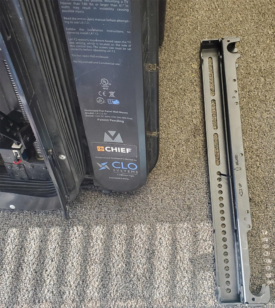 Chief LA112-B1 Motorized Flat Panel Wall Mount