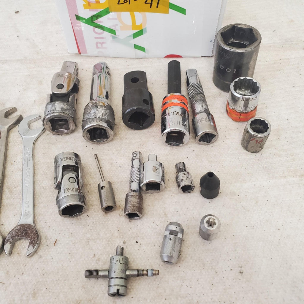 Lot of Assorted Double End Box Wrench, Combination Wrench & other Tools LOT 41