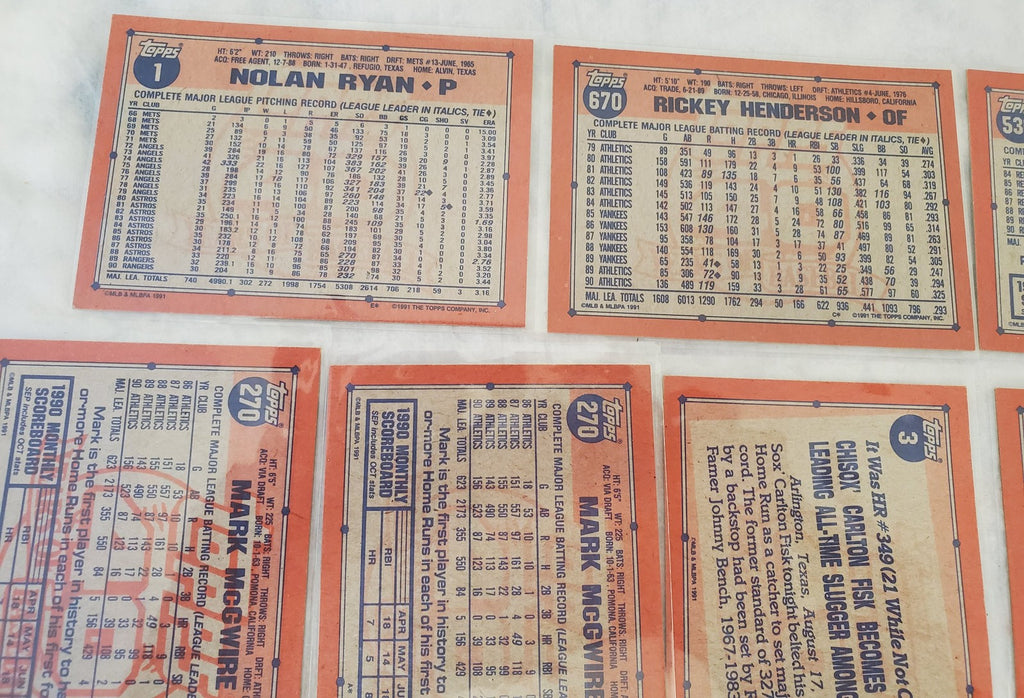 Topps 40 Years Of Baseball Rangers Nolan Ryan & More Basketball Trading Cards