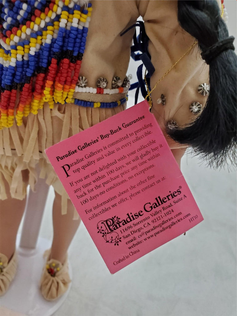 Paradise Galleries Purveyor of the World Finest Porcelain Dolls with Doll Stand