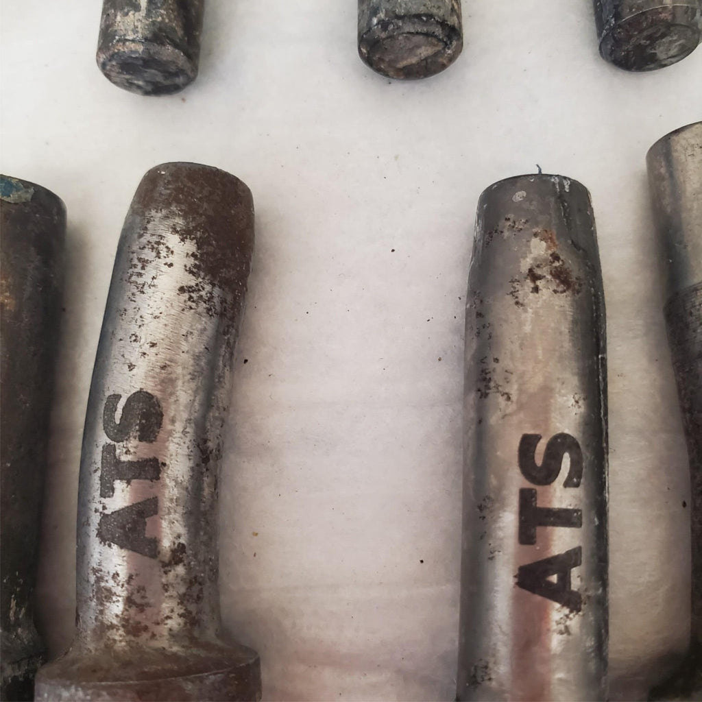 Lot of ATS Rivet Shank Collar Buster Bits, Drill Chuck Key LOT-696