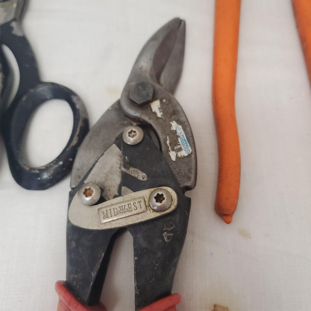 Assorted Sewing Scissors Aviation Snips with Adjustable Pliers LOT-971
