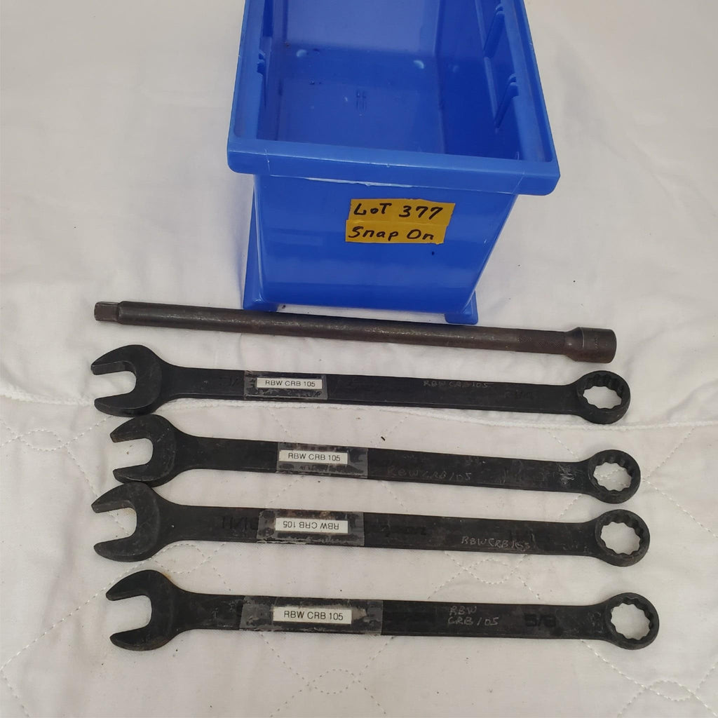 Lot of 5 Snap-On Combination Wrenches LOT-377