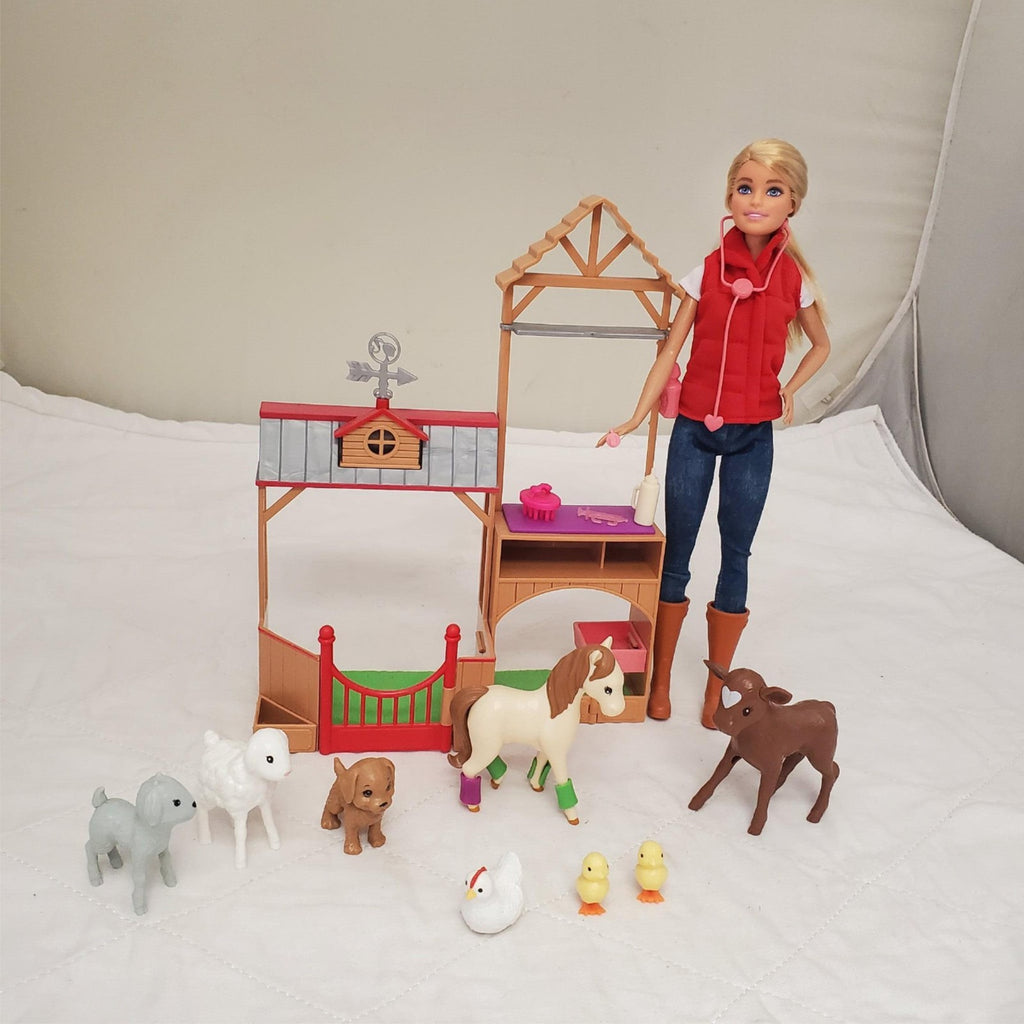 Barbie Sweet Orchard Farm Doll & Vet Playset