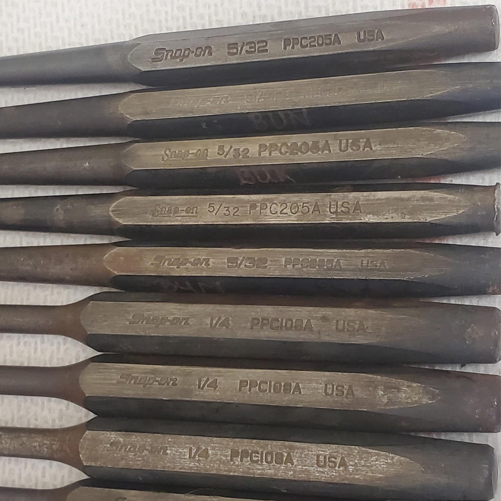 Lot of 32 Assorted  Snap on Punch and Chisel Alignment Tool Set LOT-1055