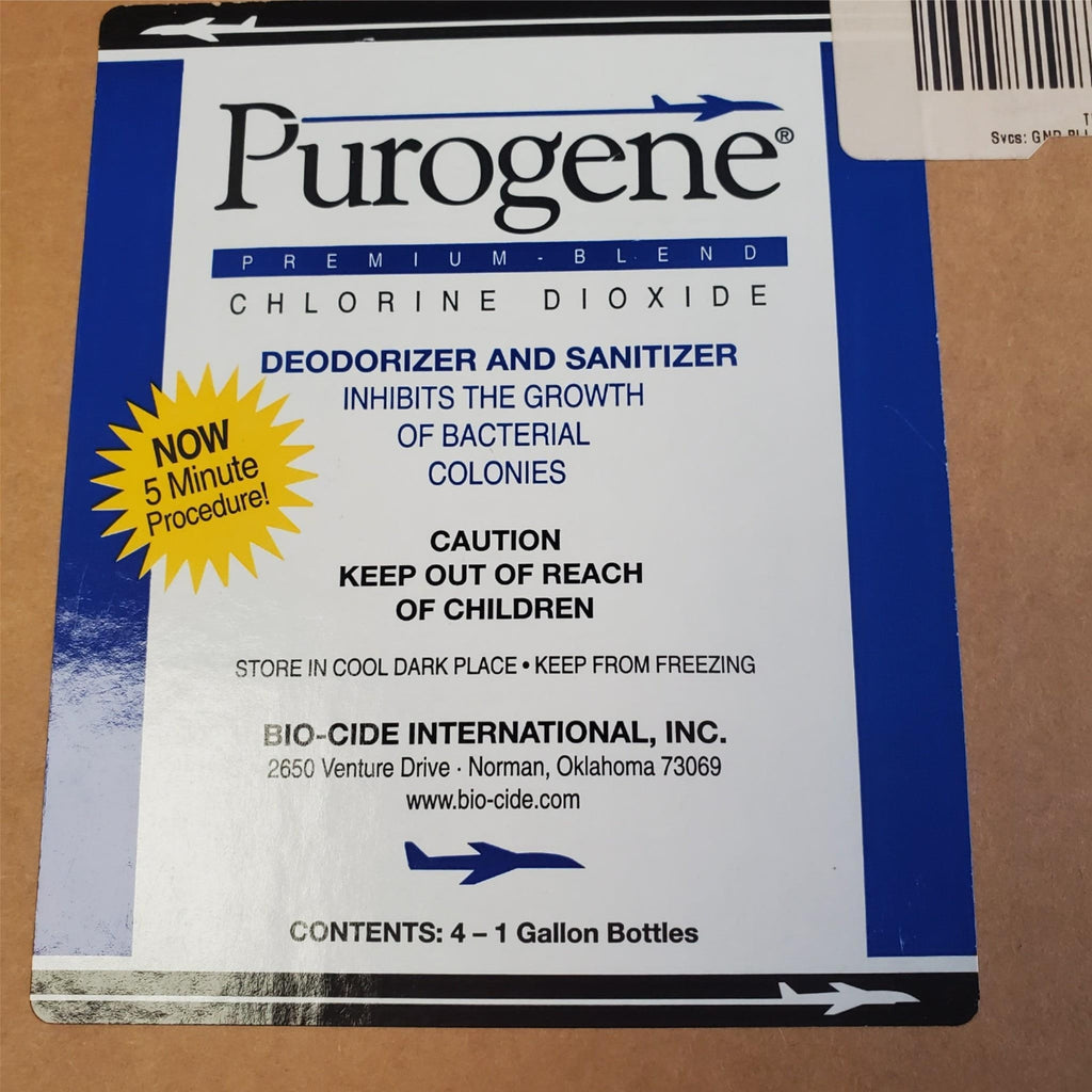 Bio-Cide Purogen Disinfectant 40010 Antimicrobial Disinfectant 4 Gallons