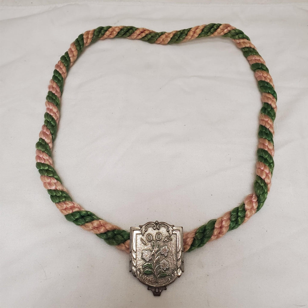 Vintage Odd Fellows Rope Pendant Necklace