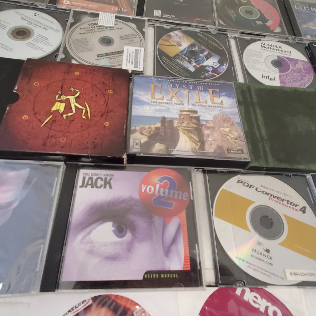 Lot of PC Video Games and Programs Myst III Exile The Beast Within Disc