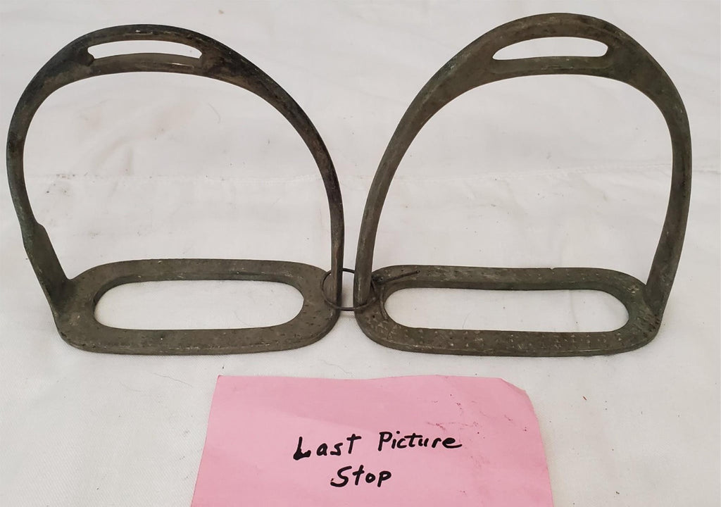 Pair of Vintage Metal Horse Feet Pedal Stirrup