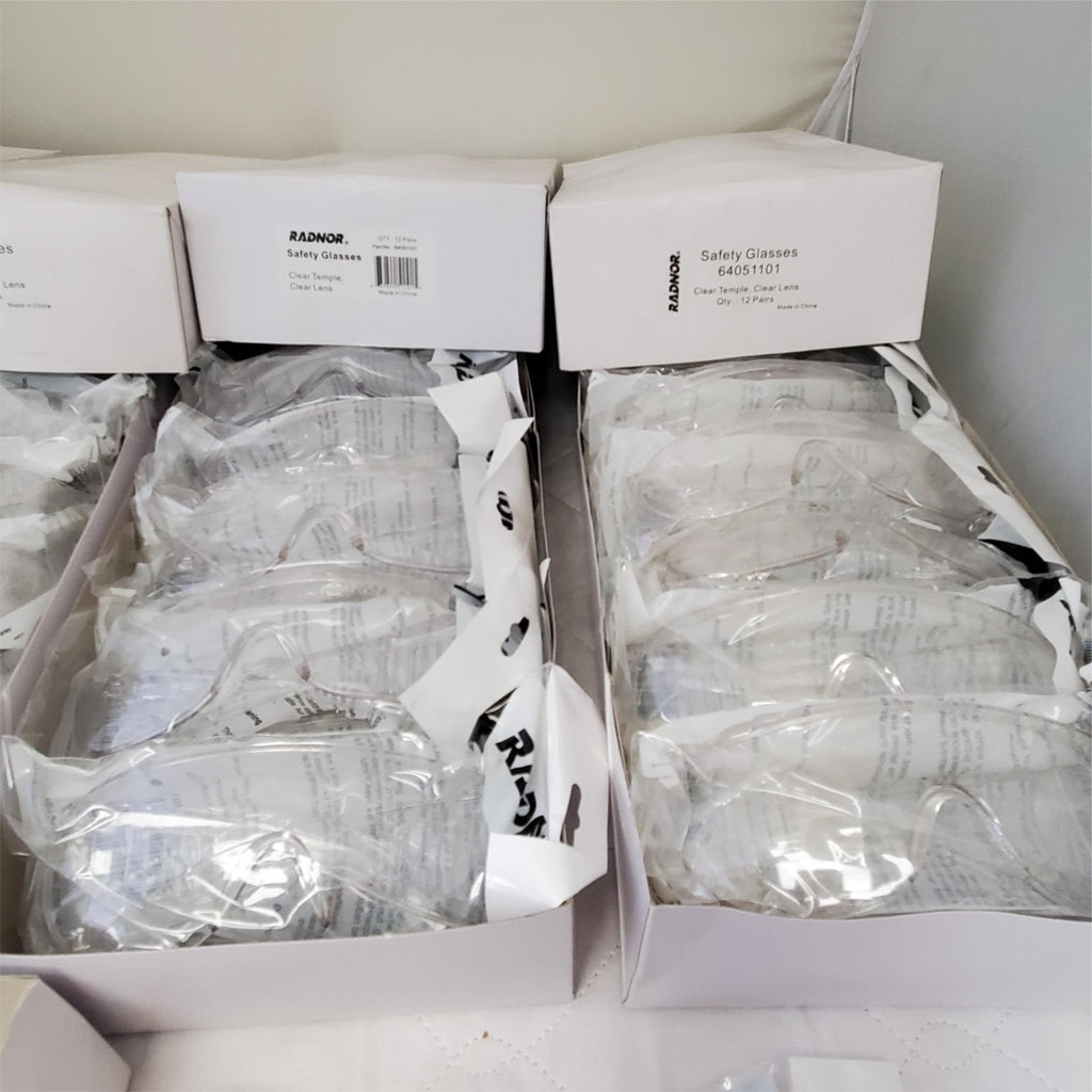 Radnor Visitor Spec Series Safety Glasses Clear Frame Clear Polycarbonate Lens