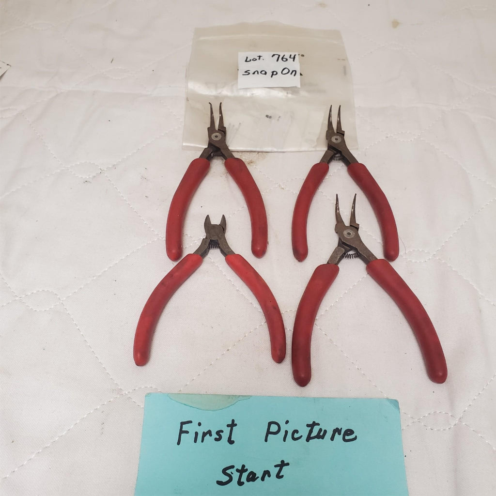 Lot of 4 Snap-On Electronic Pliers Tools Set LOT-764