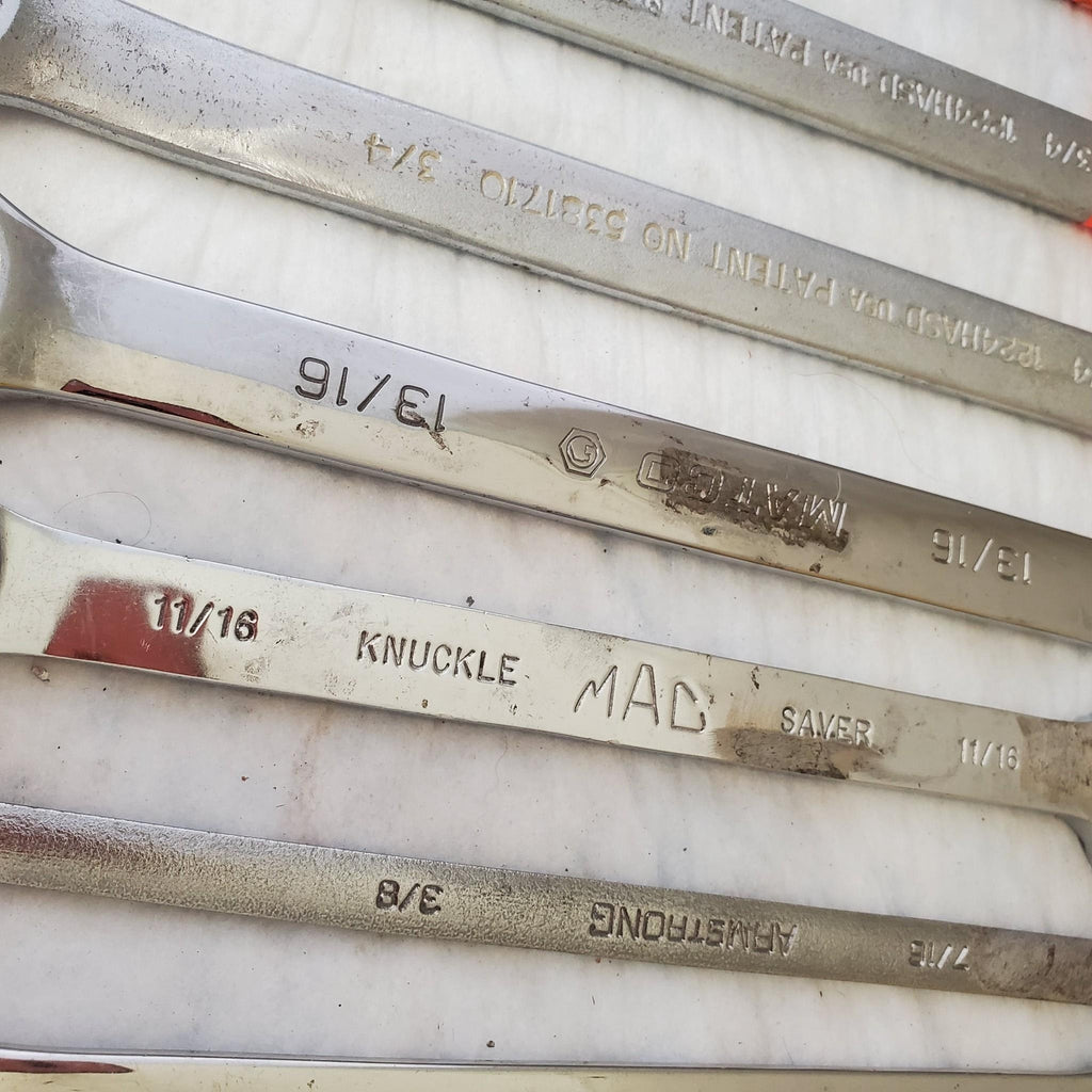 Lot of 58 Pieces Miscellaneous Assortment of Wrench Tools LOT148