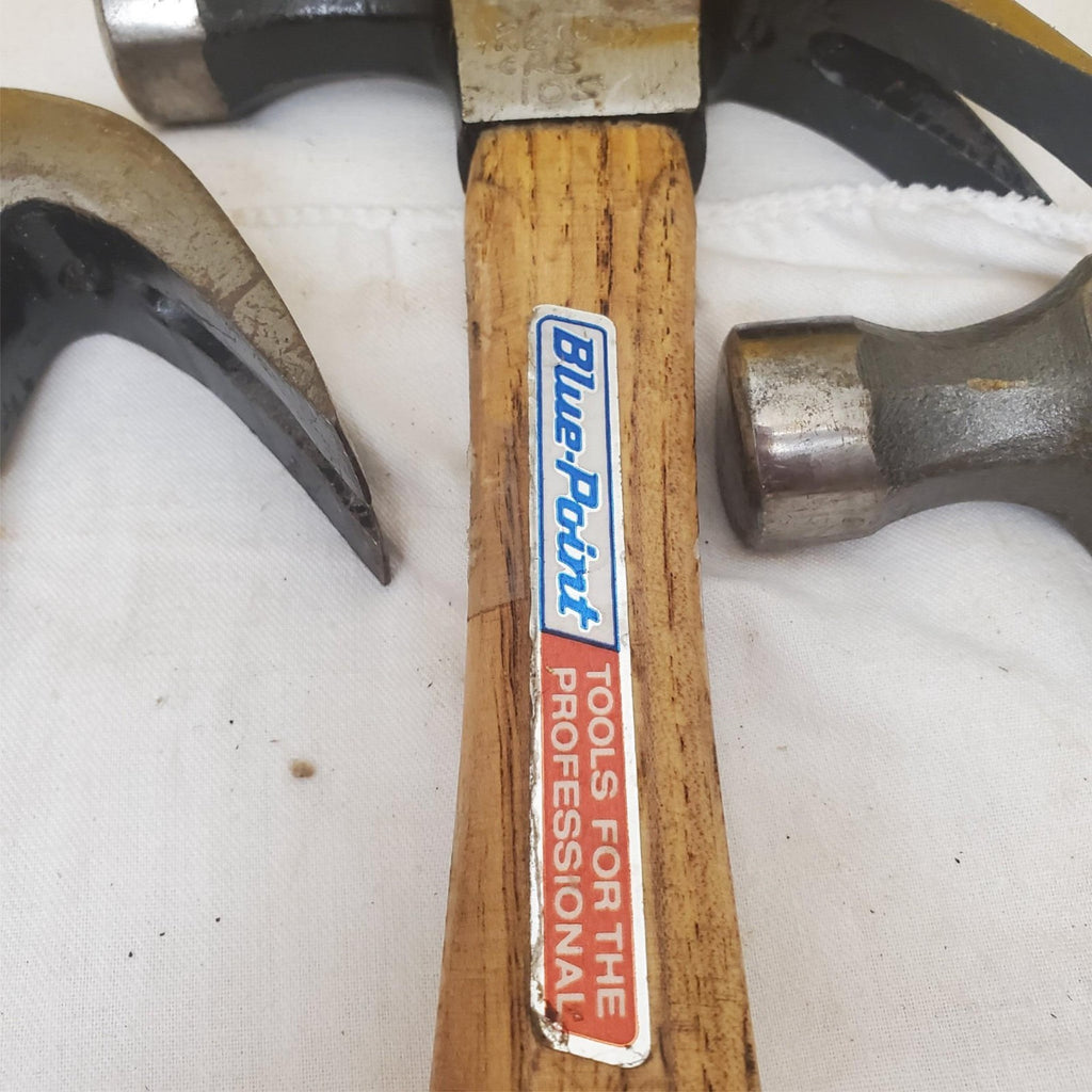 Lot of 5 Vintage Wooden Handle Claw Hammers LOT-880