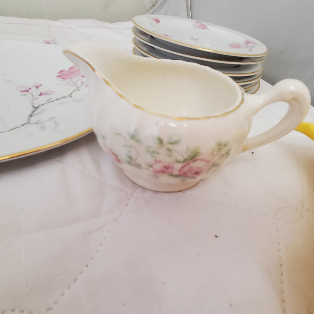 Vintage Porcelain Small Pitcher Dish Bowl Sugar Pot and more