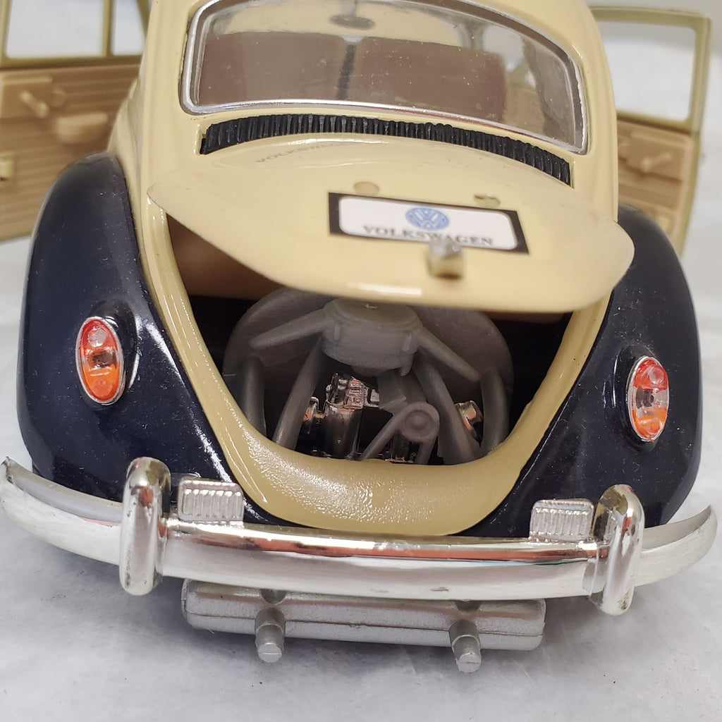 Vintage Road Tough VOLKSWAGEN BEETLE Die Cast Metal Car