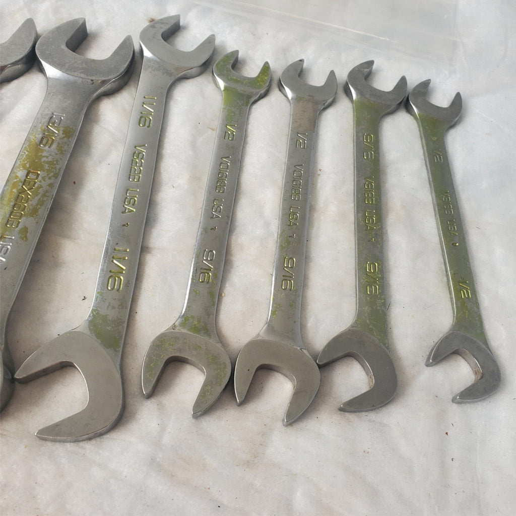 Lot of 10 Snap-On Double-Ended Wrench / Combination Wrench Tool LOT 346