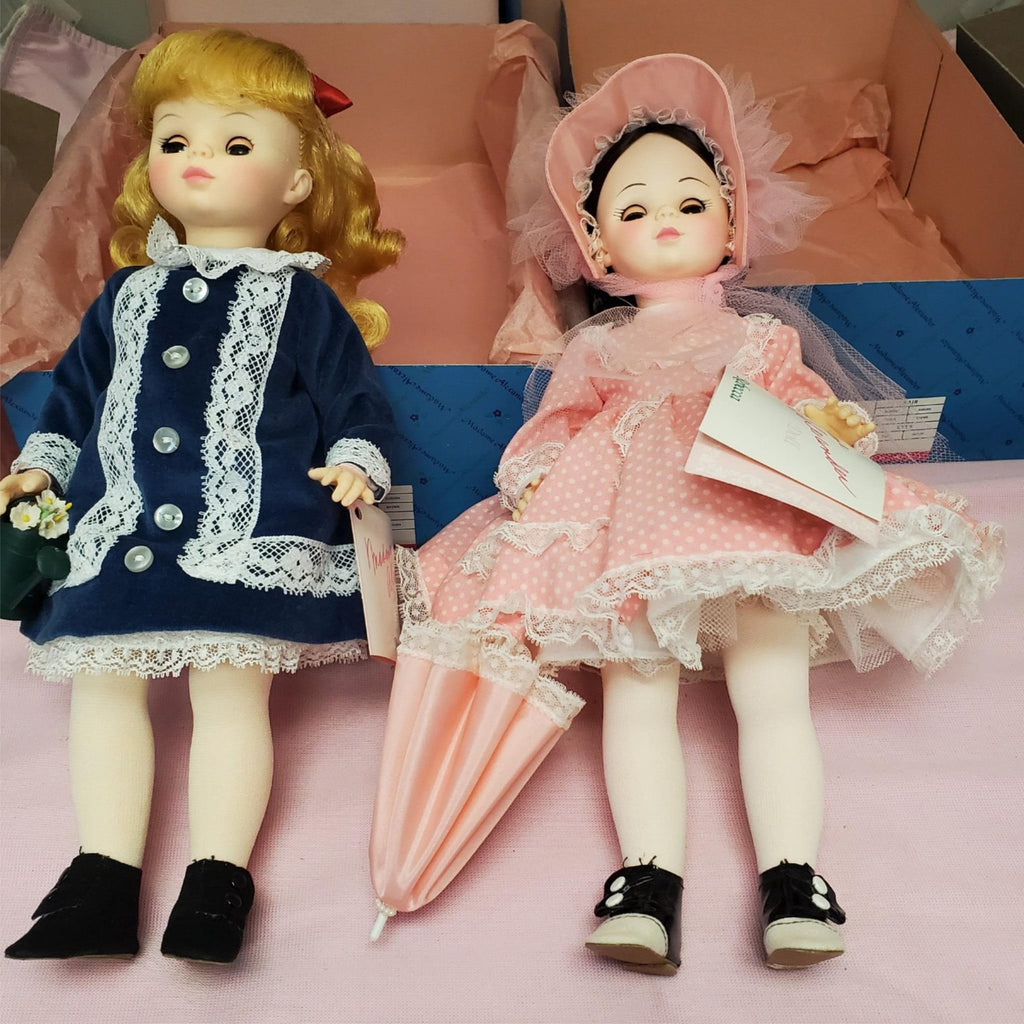 Madame Alexander #1585 Rebecca #1577 Renoir Dolls Set with Box