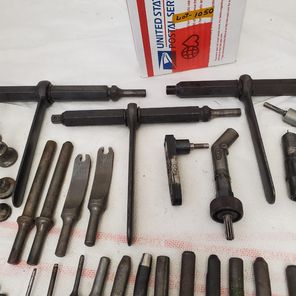 Lot of Mixed Hand Tools Rivet Wrenches,Sockets, Specialty Mechanic Tools LOT1050
