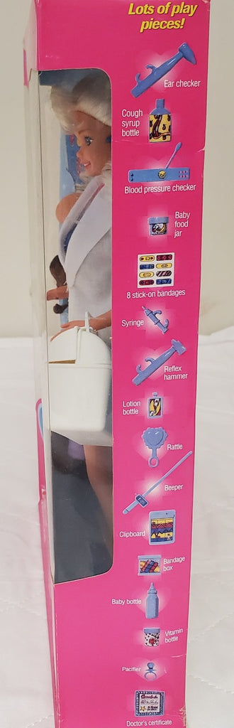 Vintage Dr. Barbie Career Dol & Hear Baby's  Medical Bag,Crib Accessories & more
