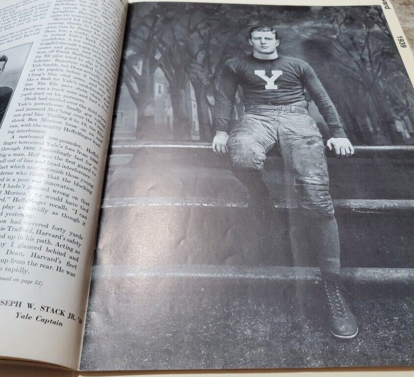 FOOTBALL Harvard AA News vs. Yale GAME Official Program November, 25 1939
