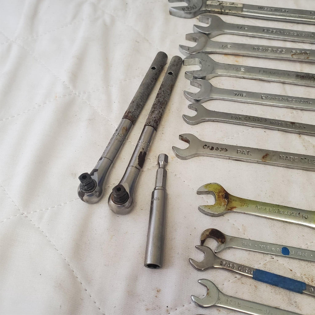 Lot of Assorted Wrenches, Drive Sockets & Other Hand Tools LOT 116