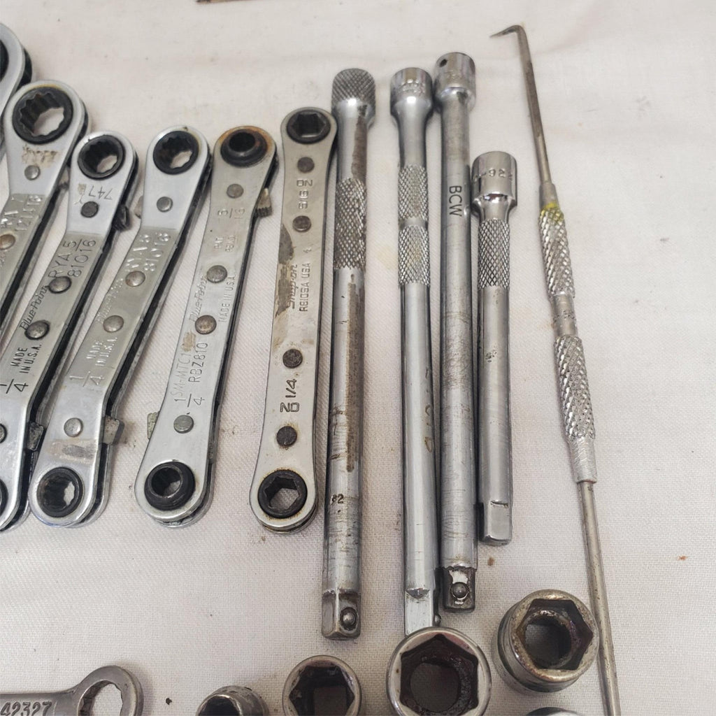 Lot of 26 Assorted Multi Brands Ratchet Wrench & Socket Set LOT-796