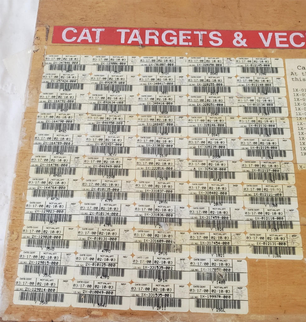 BCX P-3624 Laser Cat Targets and Vector Bars Lot Kit