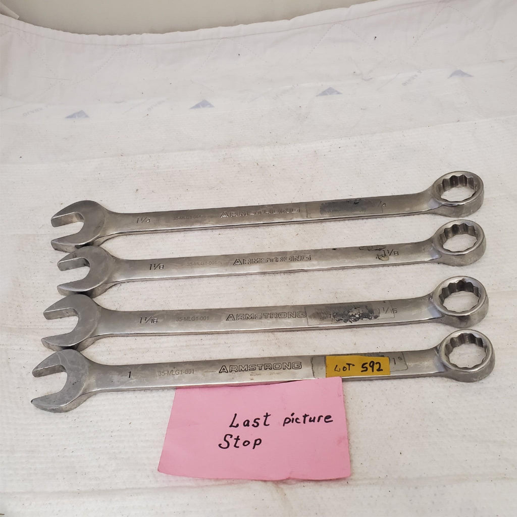 Lot of Assorted Armstrong Combination Box Wrenches LOT 592