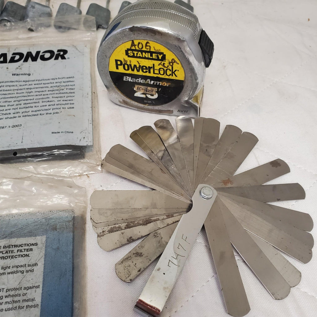 Lot of Feeler Gauge Blade, Pilers & Other Tools LOT 517
