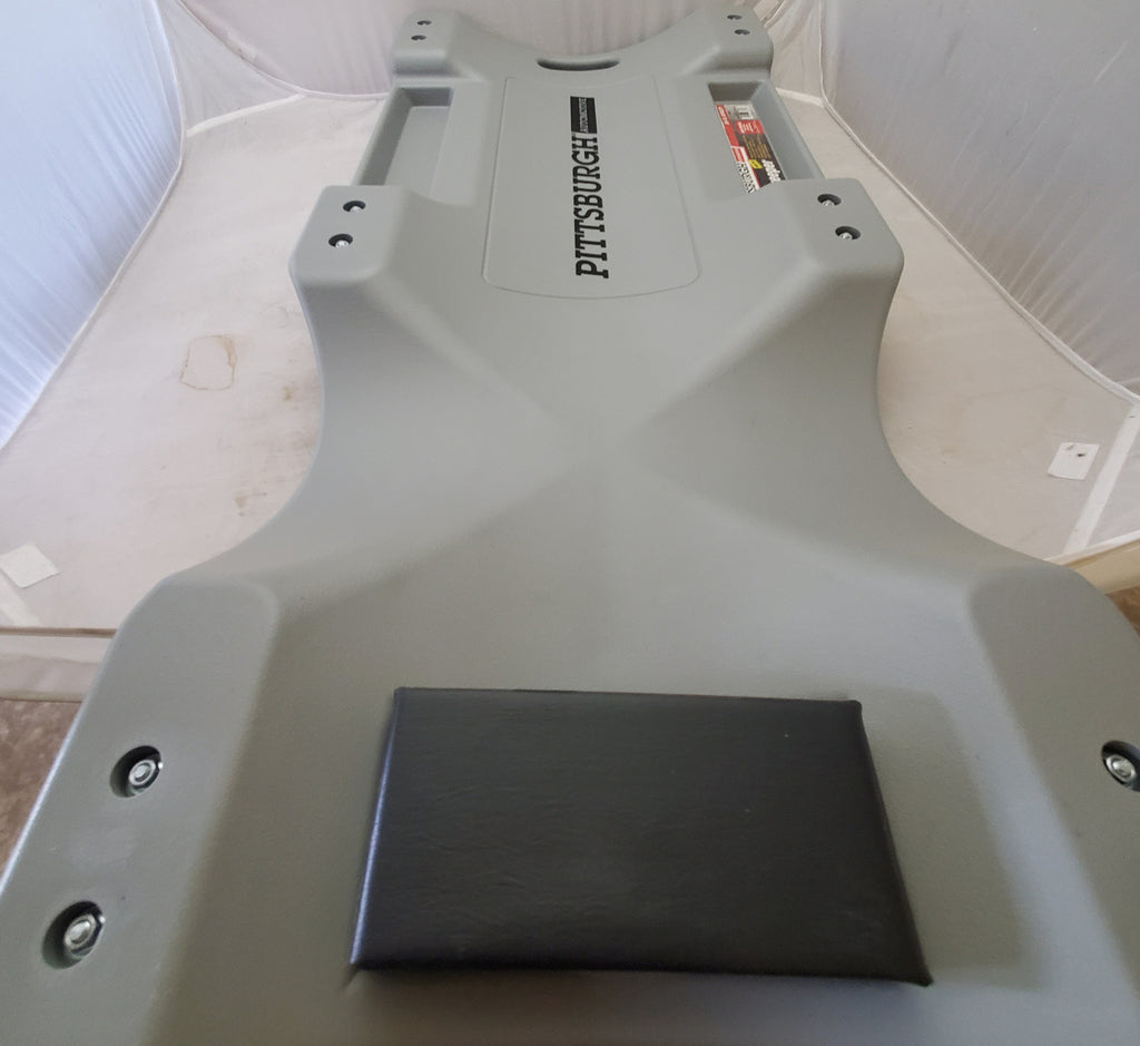 PITTSBURGH AUTOMOTIVE 40 In. 300 Lb. Capacity Low-Profile Creeper- Grey