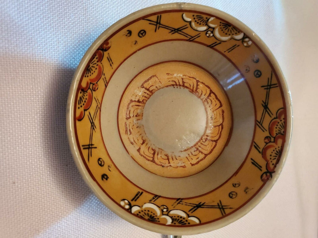 China Tea Cups And Saucers Blue And Yellow Beautiful Floral Design