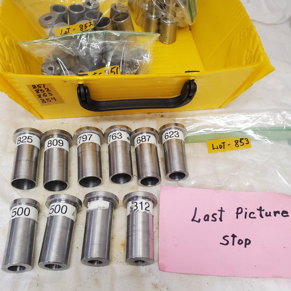 Lot of 10 Assorted Precision Steel Bushing Dies Set LOT-853