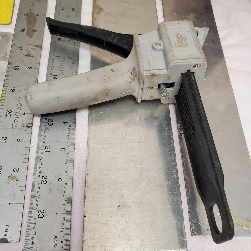 Lot of Misc. Tools Rulers 3M Epoxy Applicator Gun DMA 50